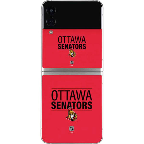 NHL Ottawa Senators Lineup Galaxy Z Flip4 5G Skin